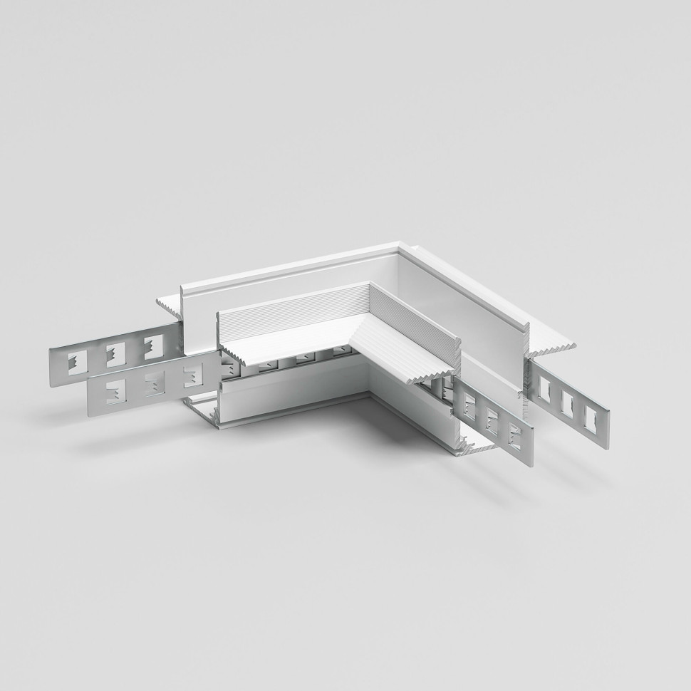 Slim Magnetic Коннектор угловой для встраиваемого шинопровода под ГКЛ 9,5мм (черный) 85214/00 85214/00