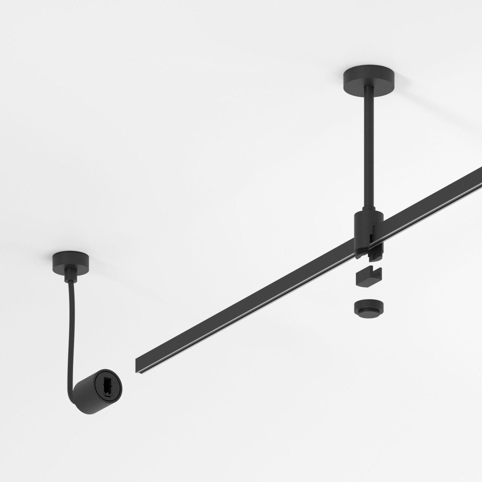 Esthetic Magnetic Подвесной комплект для подключения трековой системы освещения к питанию (боковой) 85139/00