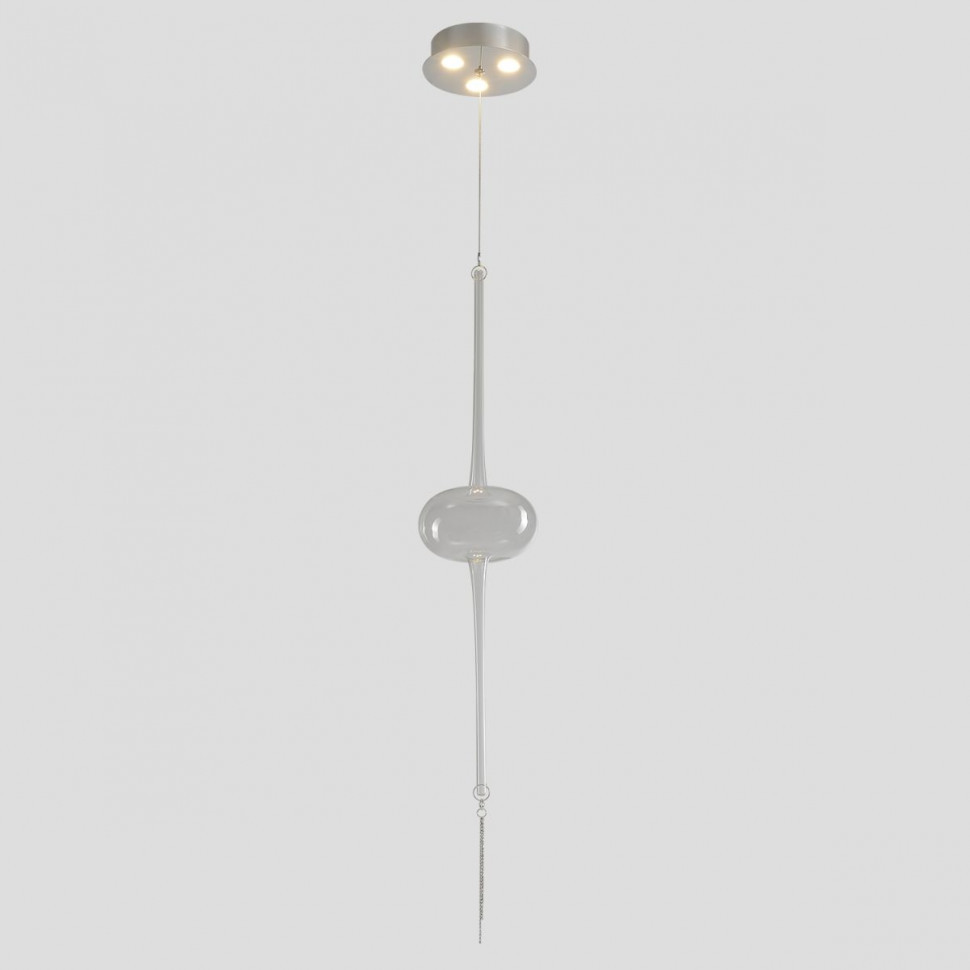 Подвесной светильник Crystal Lux GLASS SP3W LED CHROME