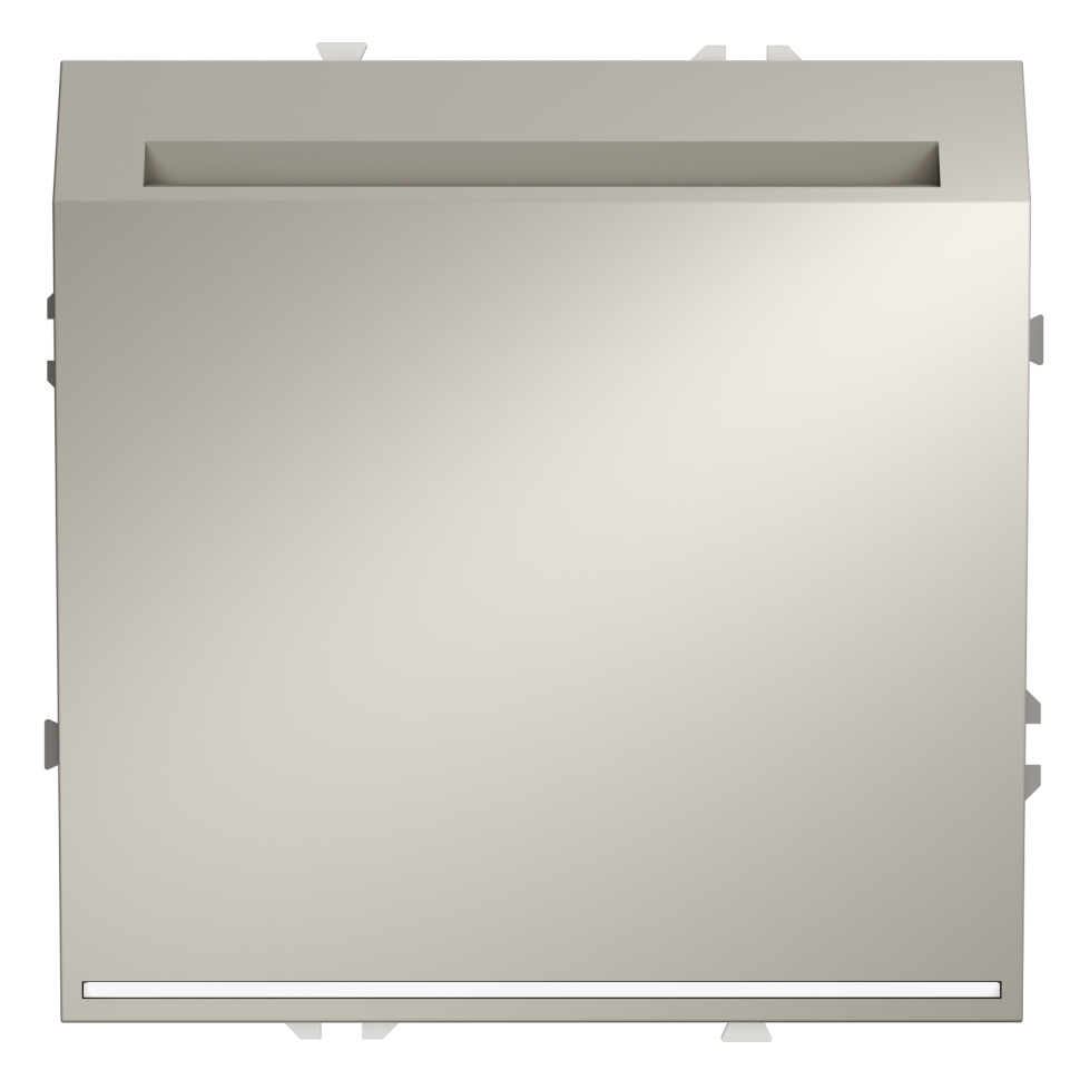 Выключатель встраиваемый VOLTUM S70 карточный 16А, (кашемир)