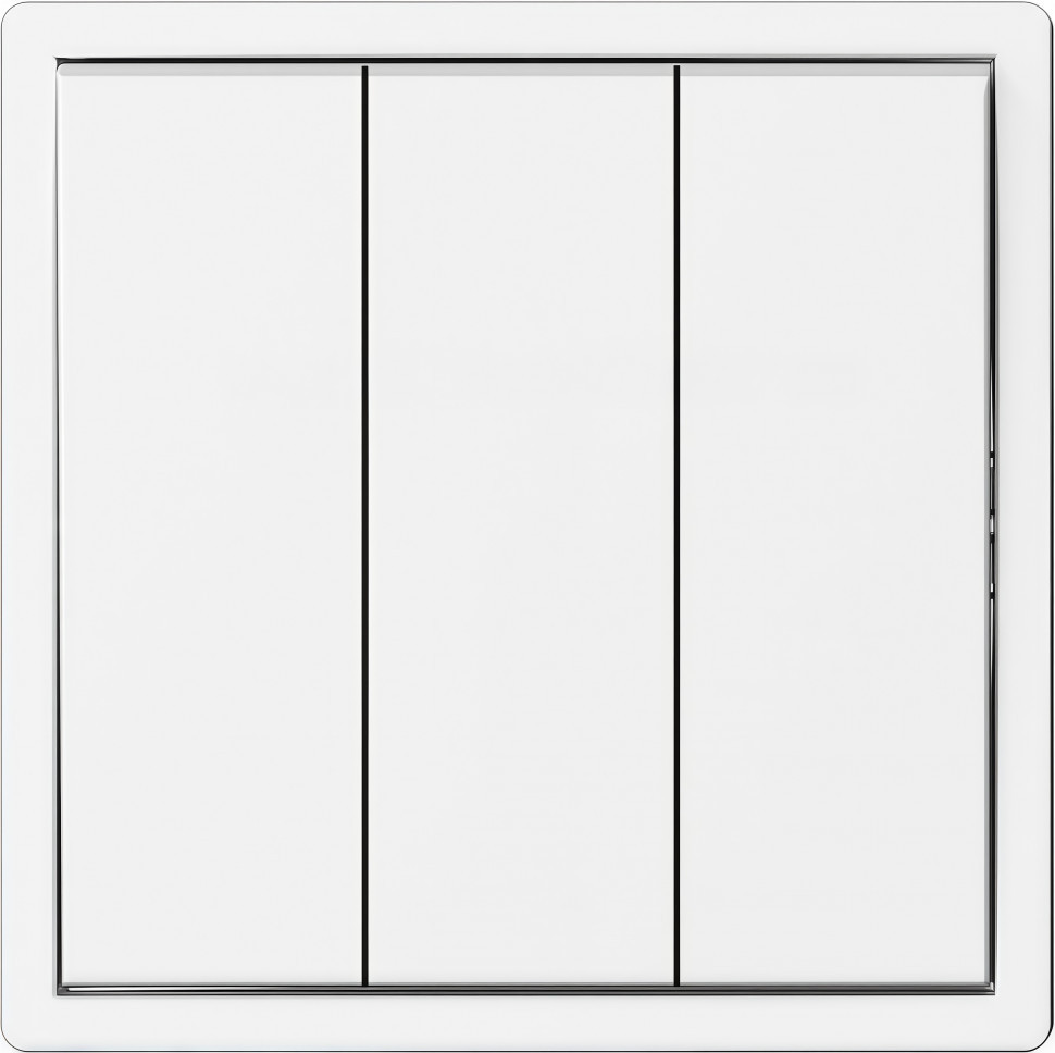 Выключатель трёхклавишный, самозажимные контакты