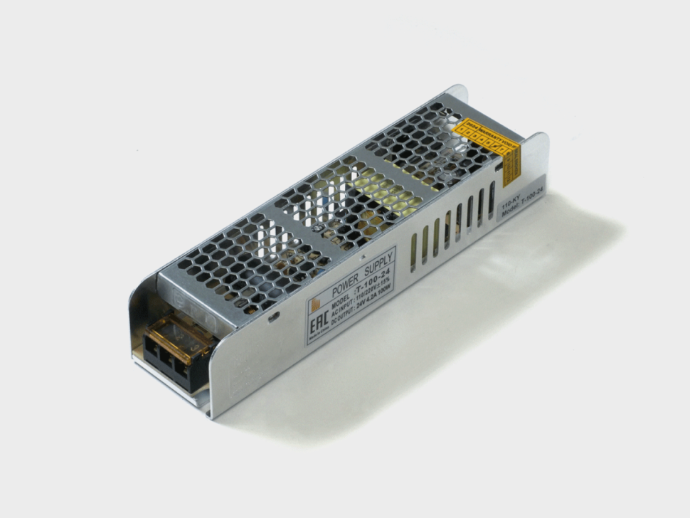  SWG Standard Блок питания для светодиодных лент компактный (узкий), 100 W, 24V, T-100-24