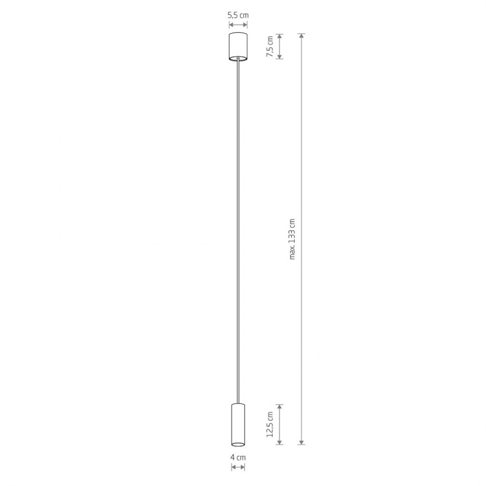 Подвесной светильник Nowodvorski Fourty S Gray 10901