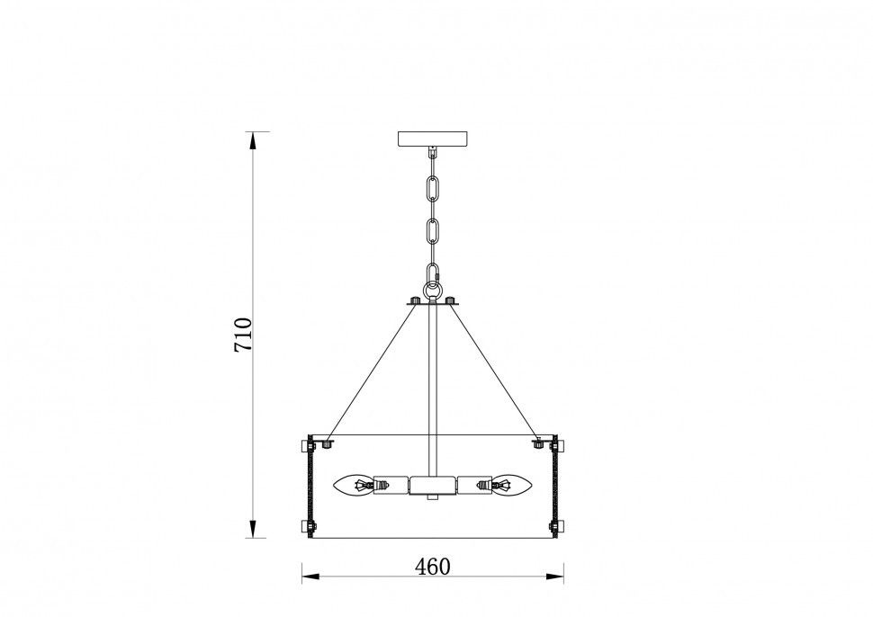 Подвесной светильник Freya FR5190PL-06BS