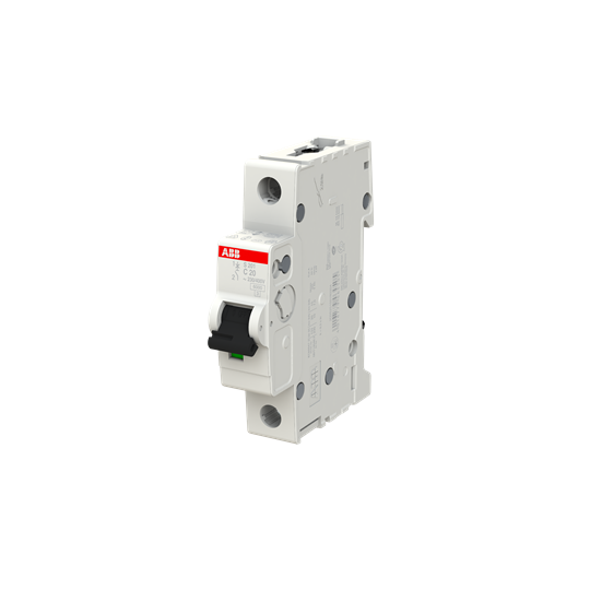 Автоматический выключатель ABB S201-C20 1P 20А 6kA (2CDS251001R0204)
