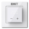 Электронный терморегулятор с сенсорным дисплеем IQWATT (белый) IQ THERMOSTAT D
