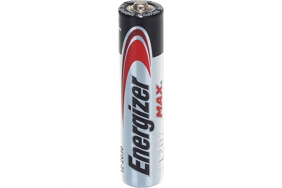 Щелочная батарейка Energizer LR03 AAA MAX 1.5В (Батарейки мизинчиковые в блистере 4шт)