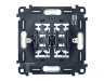 Механизм 2-клавишного выключателя 10A-250V QUANT VM115