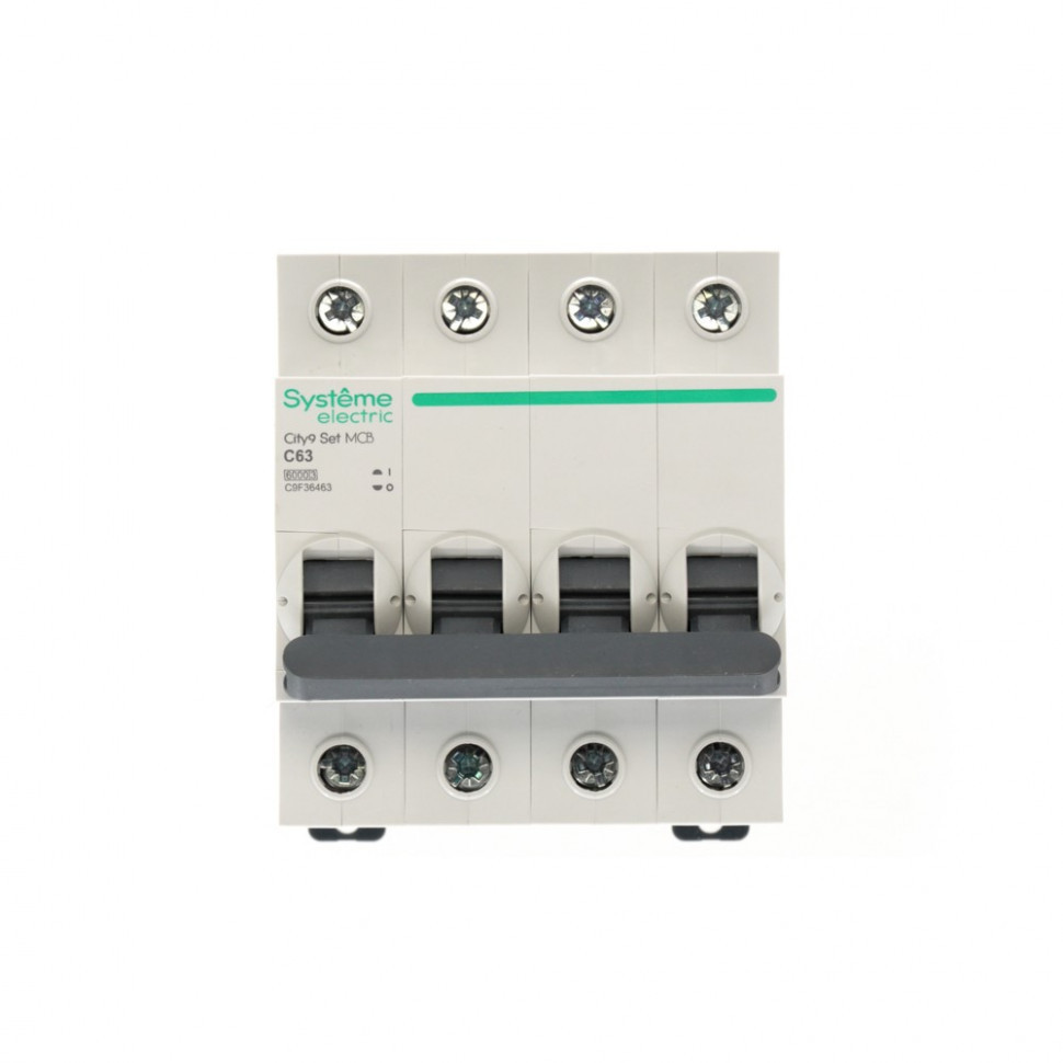 Автоматический выключатель (АВ) С 63А 4P 6kA 400В Systeme Electric City9 Set C9F36463