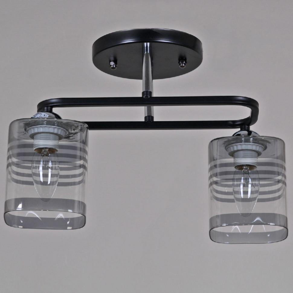 Потолочный светильник Reluce 70209-0.3-02 BK+CR