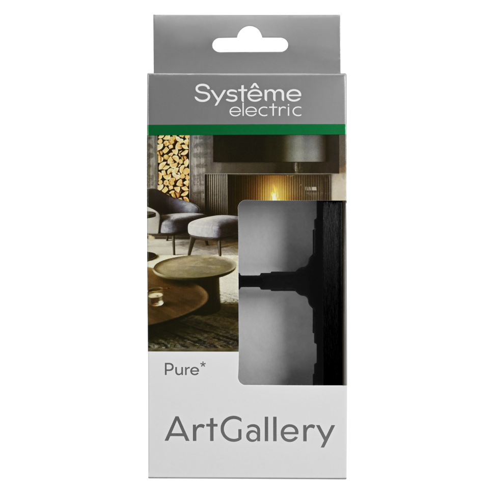 Рамка ArtGallery Pure 4 пост Оникс металл GAL312304