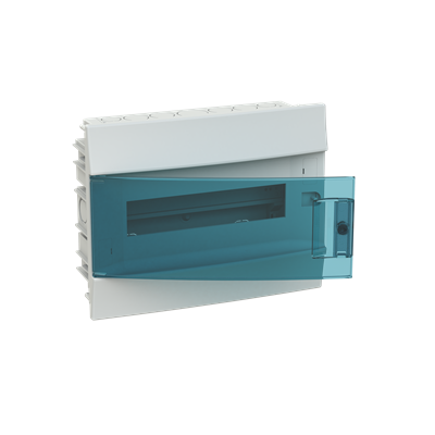 ABB Mistral41 12М зеленая прозрачная дверь с клемм 1SLM004101A1203