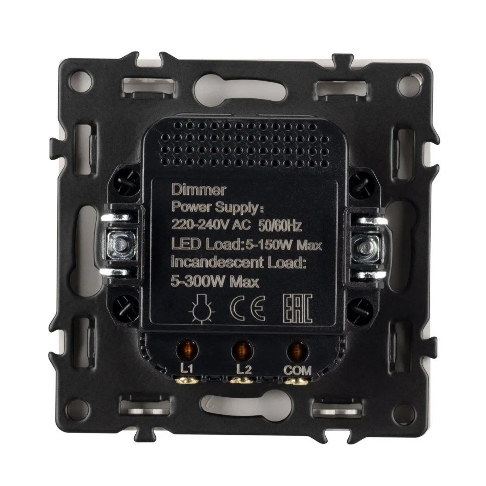 Диммер 220V, 300W, LED 150W, NEO PLUS  IP-20 (белый матовый)