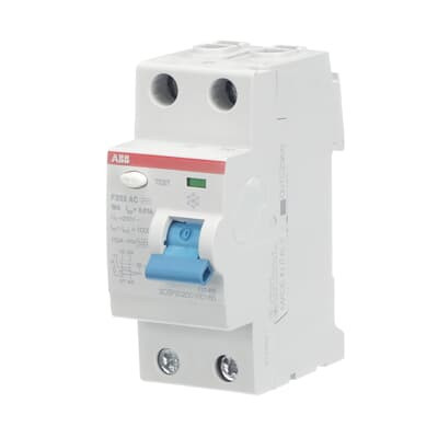 Устройство защитного отключения (УЗО) ABB F202 AC-16/0.01 Тип-AС 2P 16A 10мА 2CSF202001R0160