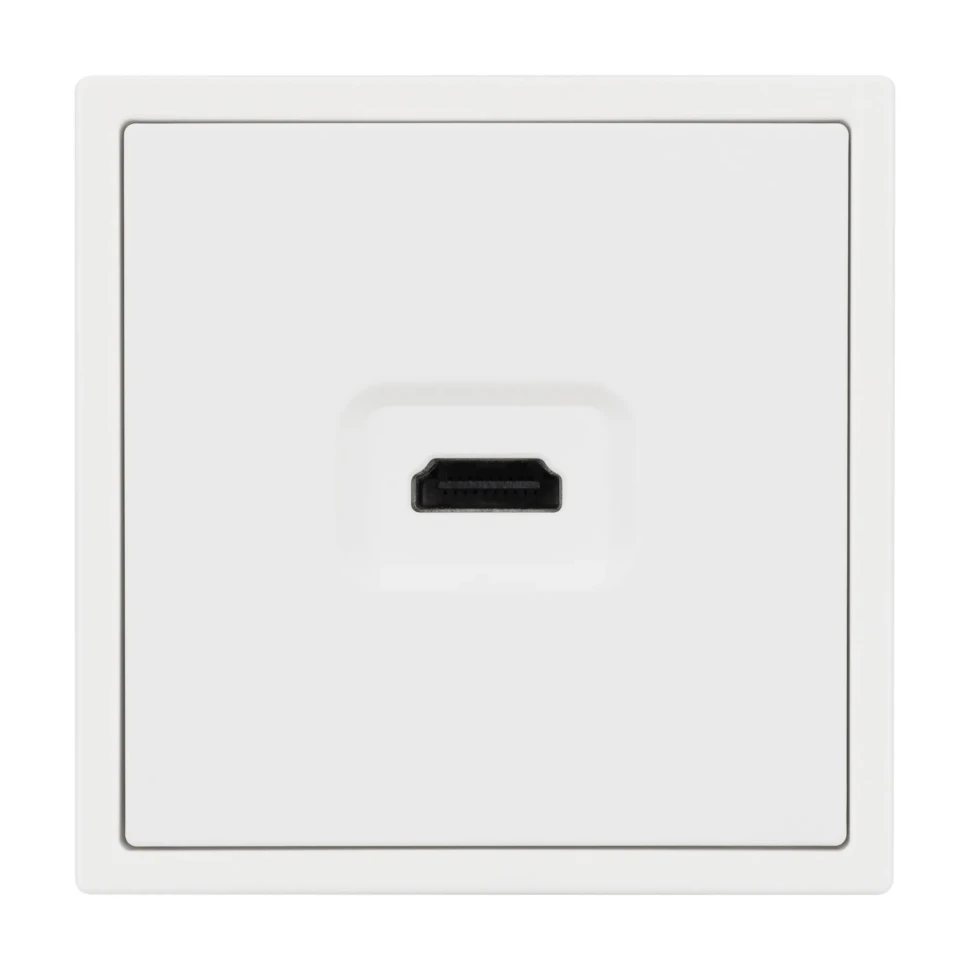Розетка HDMI, NEO PLUS Vertus-Electro (белый матовый)