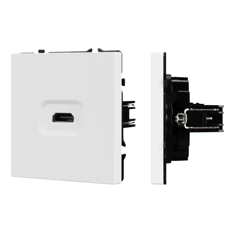 Розетка HDMI, NEO PLUS Vertus-Electro (белый матовый)