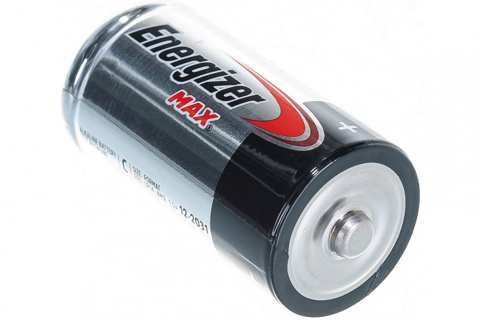Щелочная батарейка Energizer LR14 C MAX 1.5В (Батарейки в блистере 2шт)
