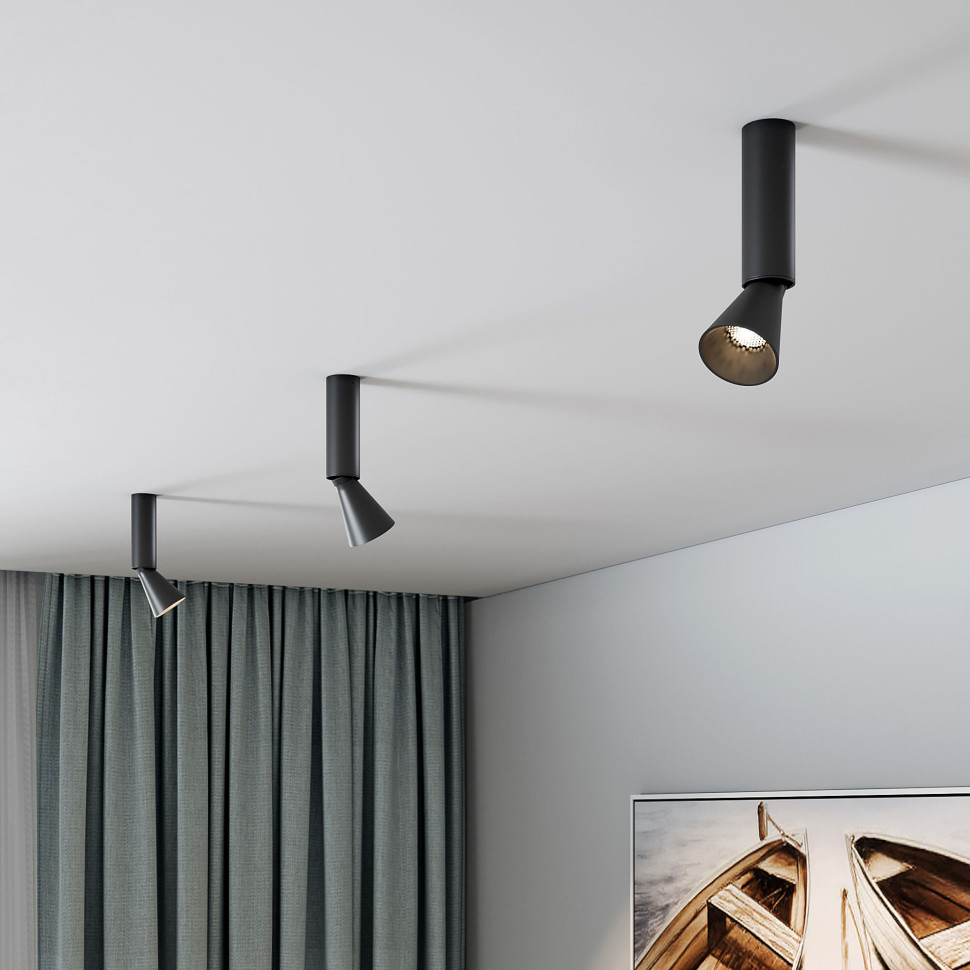 Светильник накладной поворотный светодиодный Piks 7W 4000К белый 25107/LED