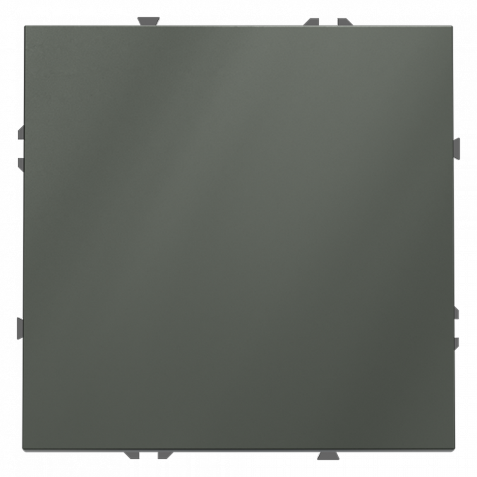 Проходной переключатель встраиваемый VOLTUM S70 одноклавишный 10А, (титан) VLS010306