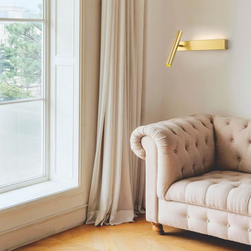 Настенный светильник Escada Pulsar 10274/1LED Gold