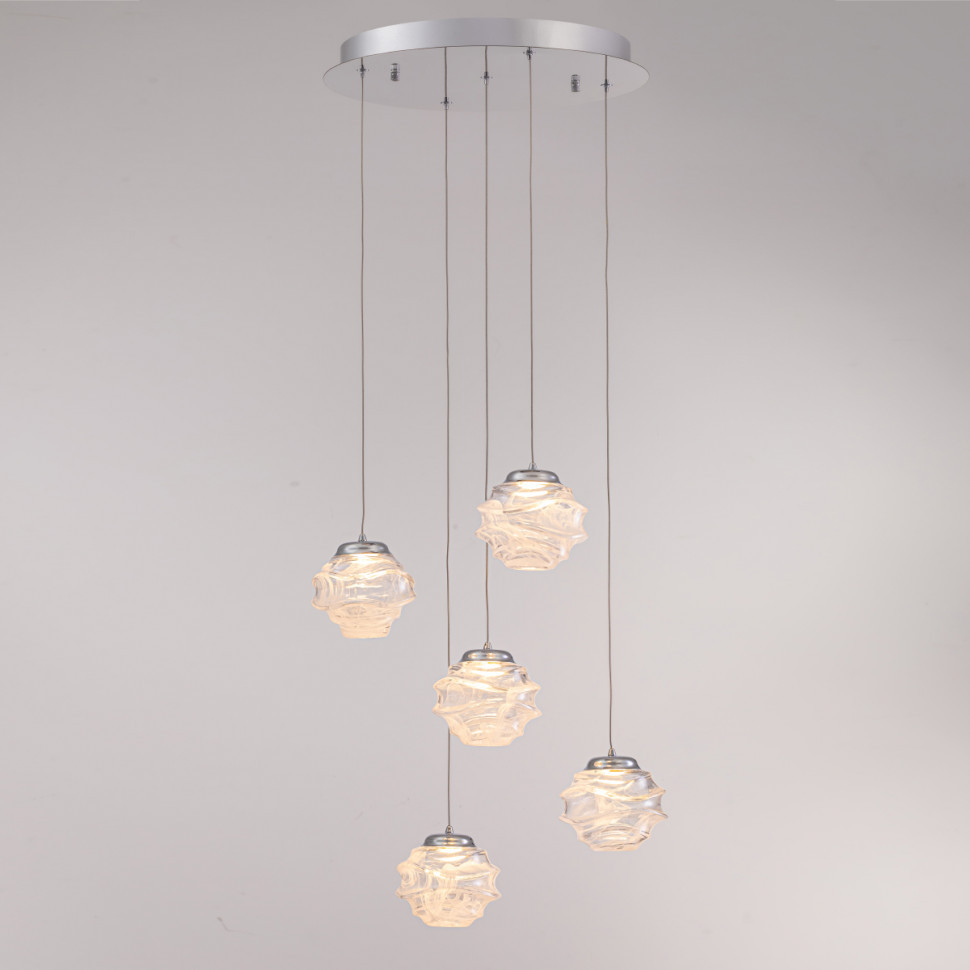 Подвесной светильник Delight Collection MD25030003 MD25030003-5A chrome/clear