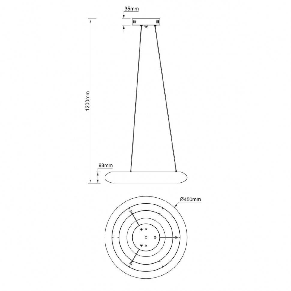 Подвесной светильник Escada Soft 10258/1LED