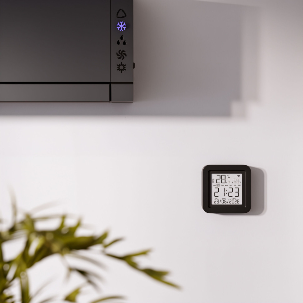 76270/01 Умный датчик температуры и влажности черный 76270/01