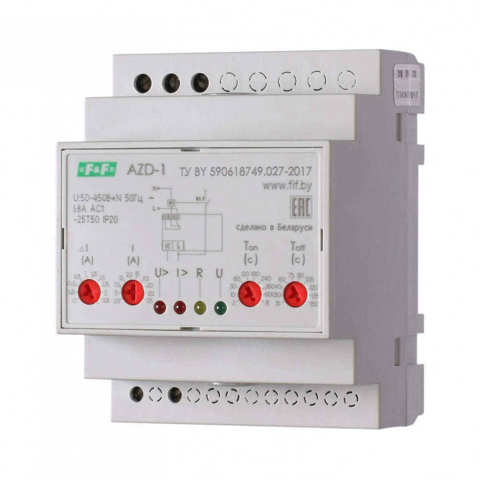 Реле защиты электродвигателей многофункциональный AZD-1