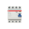 Устройство защитного отключения (УЗО) ABB F204 AC-63/0.1 Тип-AC 4P 63A 100мА 2CSF204001R2630