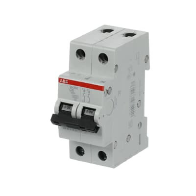 Автоматический выключатель ABB SH202-C6 2P 6kA 6А 2CDS212001R0064