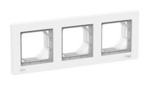 Рамка 3 поста IP44 Systeme Electric Atlas Design Aqua, белый ATN440103