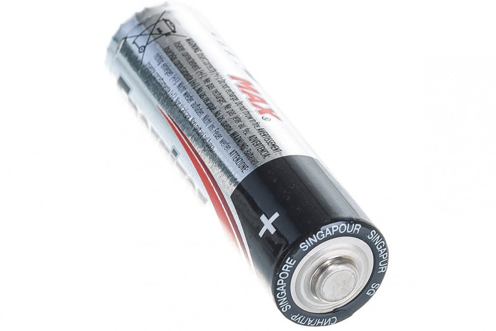 Щелочная батарейка Energizer LR6 AA MAX 1.5В (Батарейки пальчиковые в блистере 4шт)