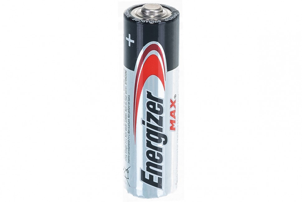Щелочная батарейка Energizer LR6 AA MAX 1.5В (Батарейки пальчиковые в блистере 4шт)