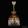 Подвесной светильник Bohemia Ivele Crystal 5478/22 G Amber/M-1G Drops K721