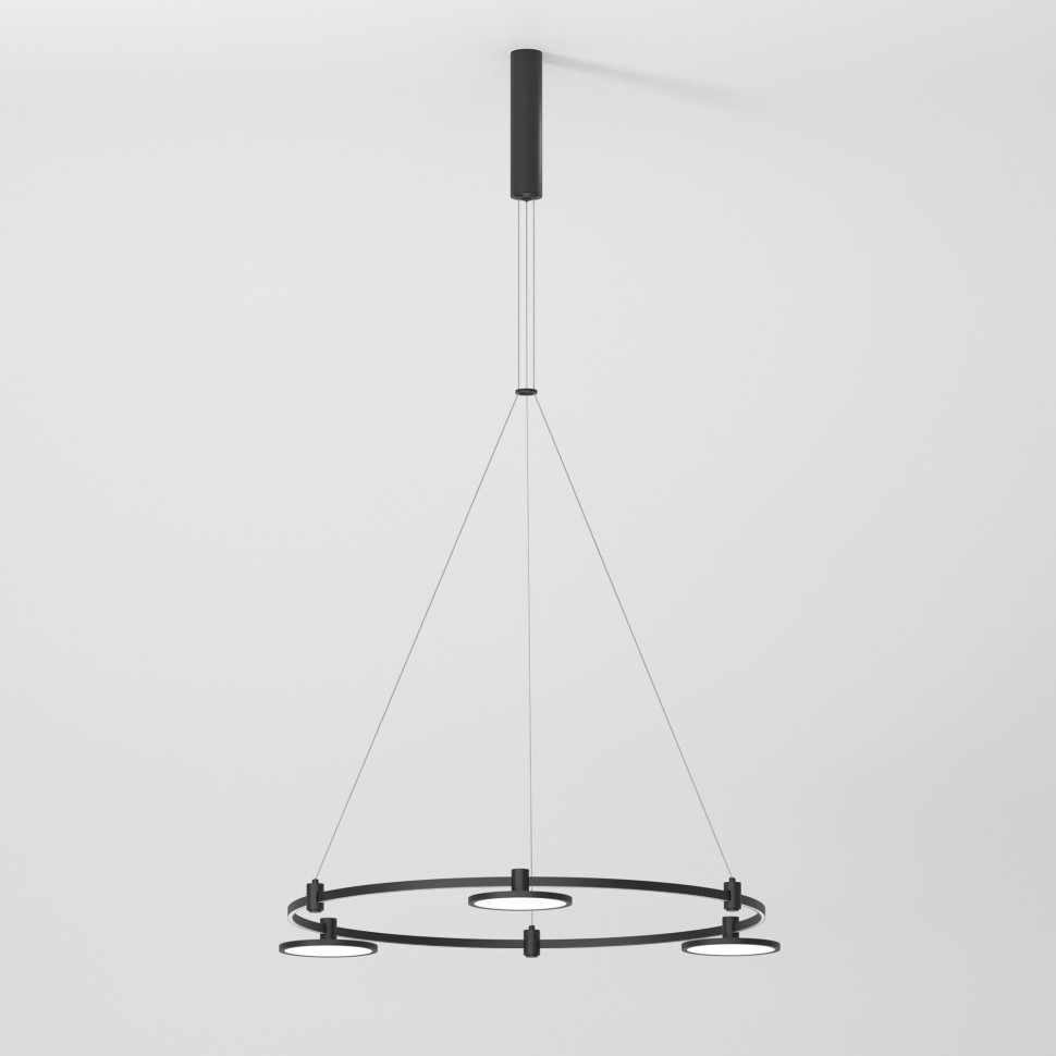 Esthetic Magnetic Шинопровод с тросовыми креплениями Round черный ⌀800 85138/00