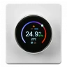 KRANZ Терморегулятор ROUND Wi-Fi с/у перламутр KR-78-0728-1