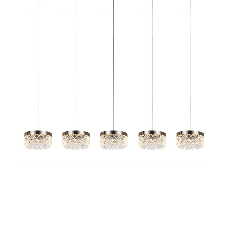 Подвесной светильник Delight Collection MD21020075 MD21020075-5B satin nickel