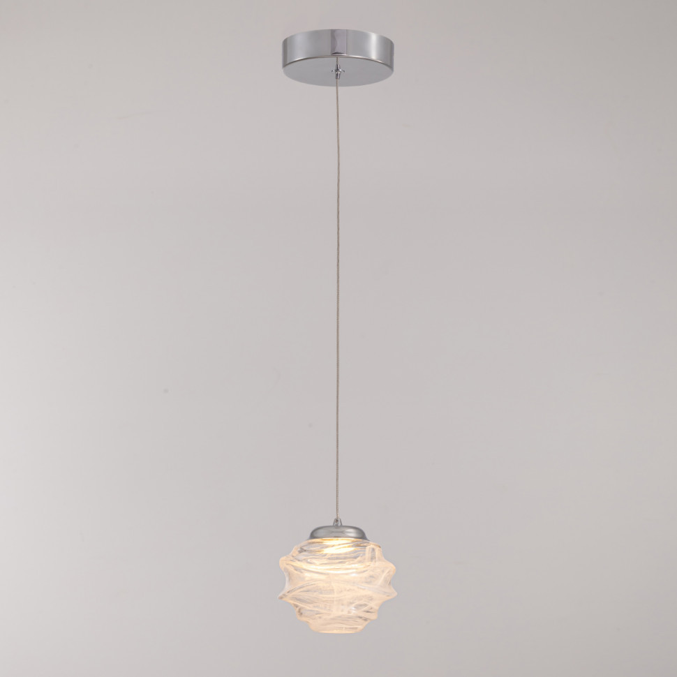 Подвесной светильник Delight Collection MD25030003-1A chrome/clear