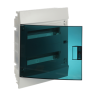Бокс в нишу ABB Mistral41 24М зеленая прозрачная дверь с клемм 1SLM004101A1205