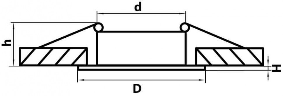 Встраиваемый светильник Lightstar 010013