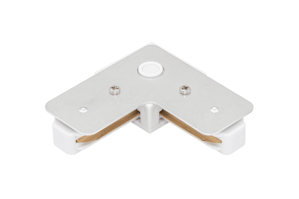 DesignLed L коннектор для трековых систем, белый,CN2-WH-L