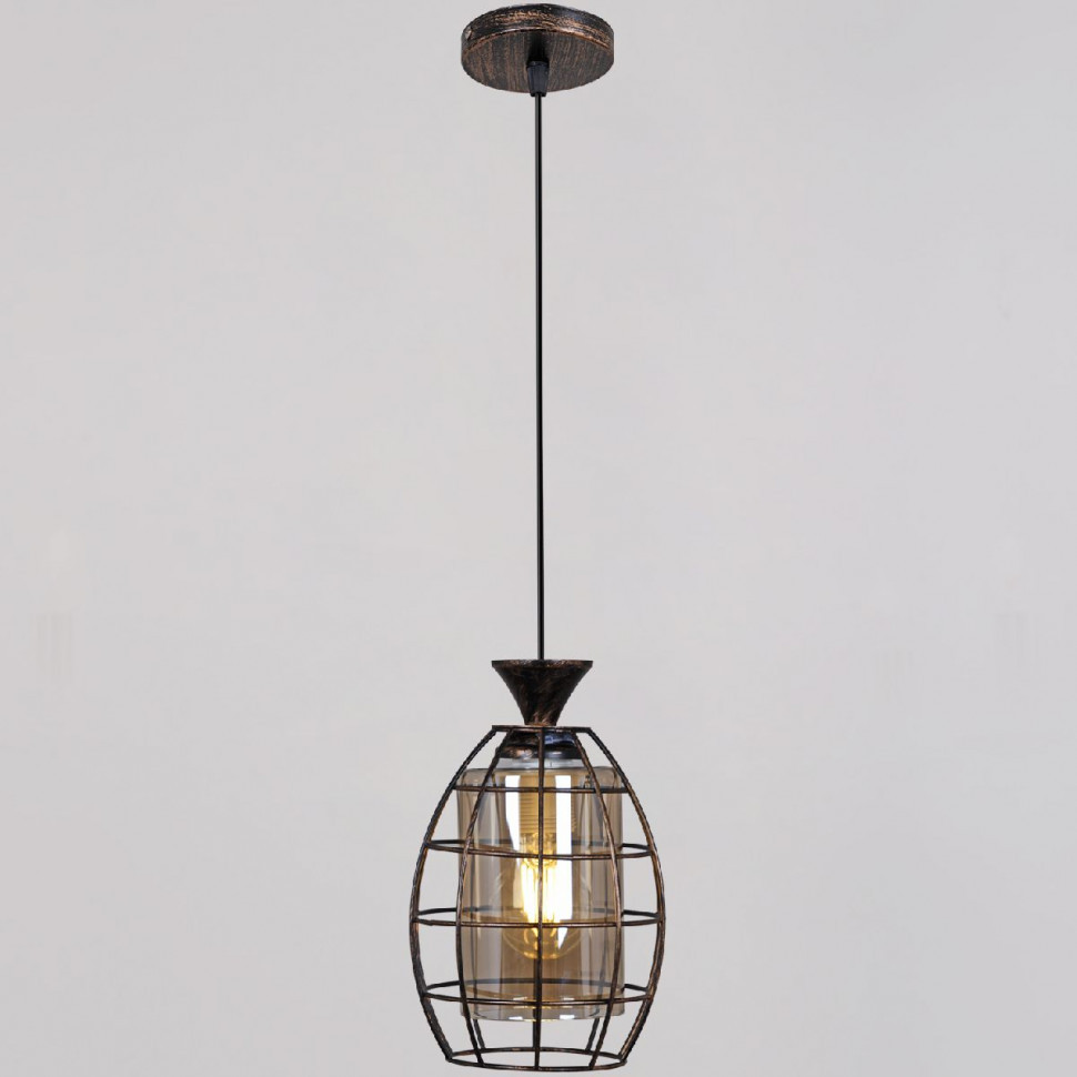 Подвесной светильник Reluce 03525-0.9-01 BK+GD