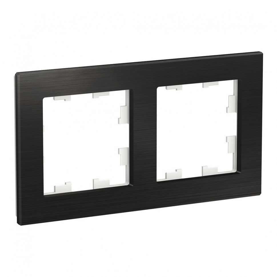 Рамка Systeme Electric Atlas Design Nature на 2 поста, оникс ATN312302