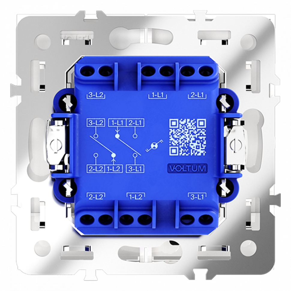Проходной переключатель VOLTUM S70 одноклавишный VLS010301