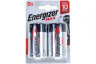 Щелочная батарейка ​Energizer LR20 D MAX 1.5В (Батарейки в блистере 2шт)