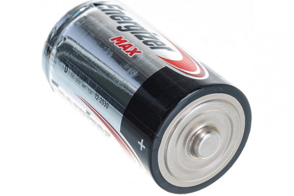 Щелочная батарейка ​Energizer LR20 D MAX 1.5В (Батарейки в блистере 2шт)