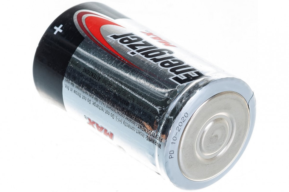 Щелочная батарейка ​Energizer LR20 D MAX 1.5В (Батарейки в блистере 2шт)
