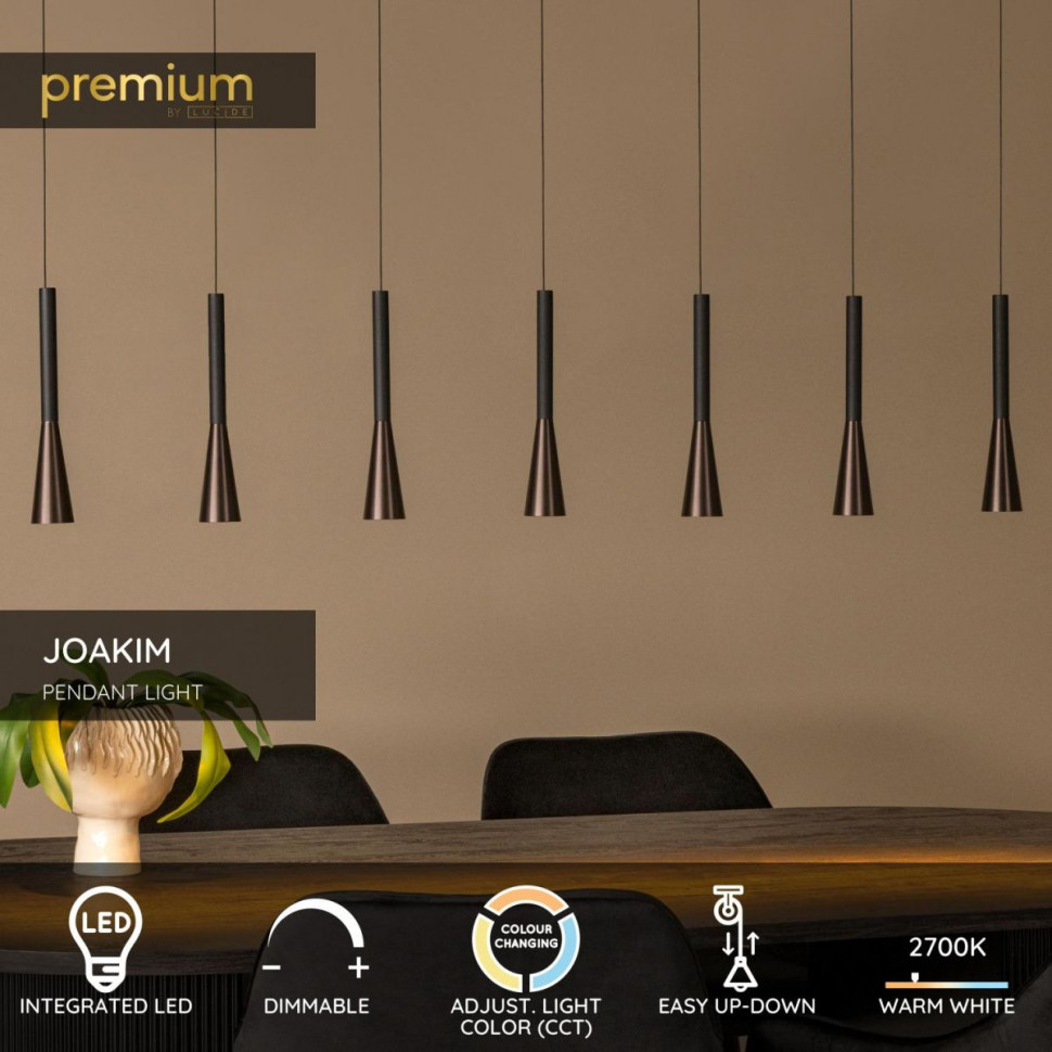 Подвесной светильник Lucide Joakim 24407/43/96