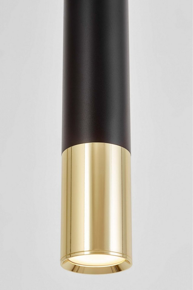 Подвесной светильник Lumina Deco Tuba LDP 1101-300 BK+GD