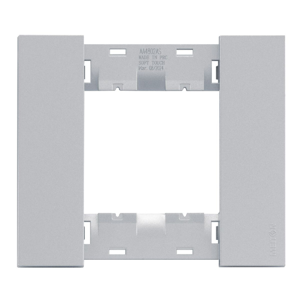 Рамка 1-ая цвет-серый матовый MEITON AA4802AS 